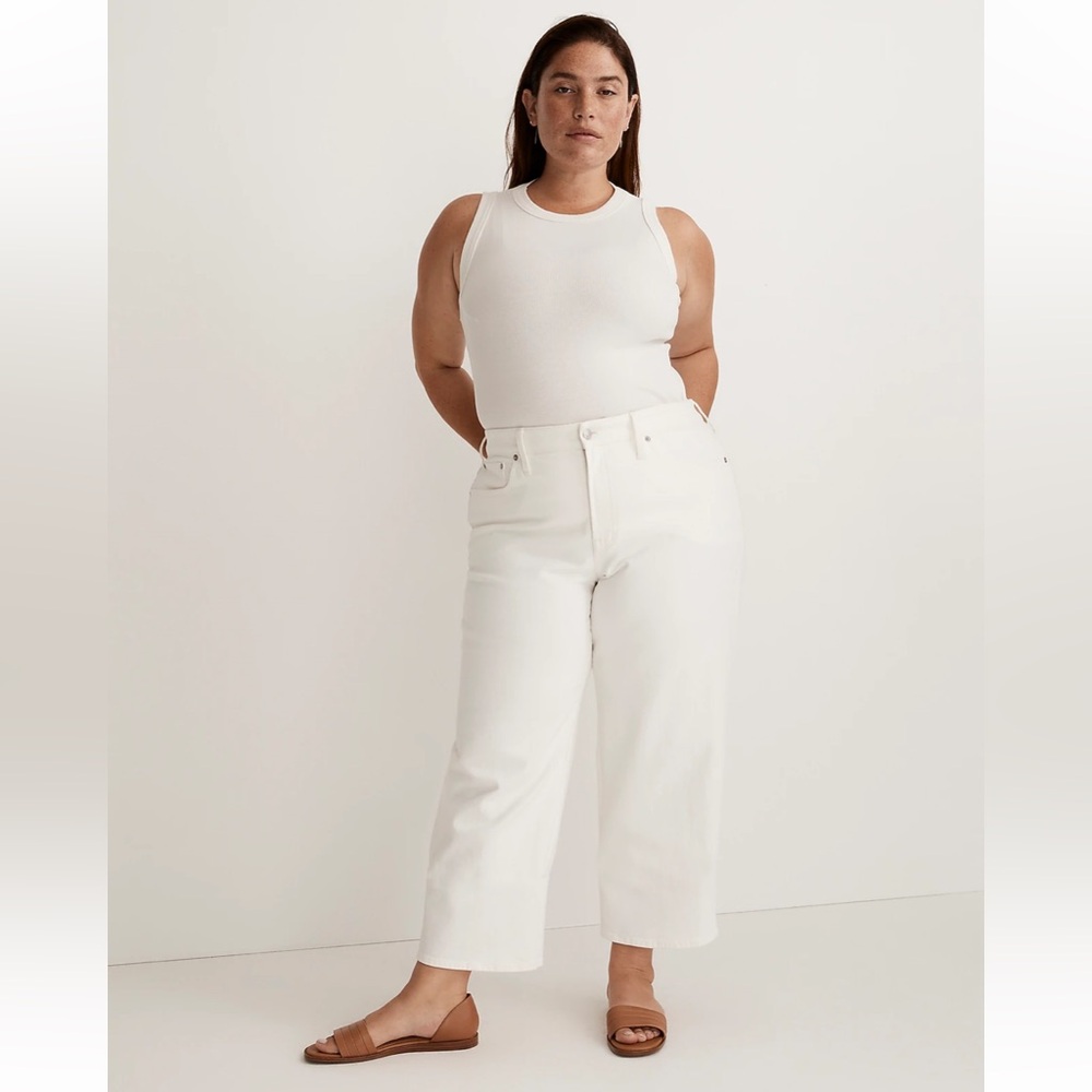 NWT Madewell The Plus Perfect Vintage Crop Jean